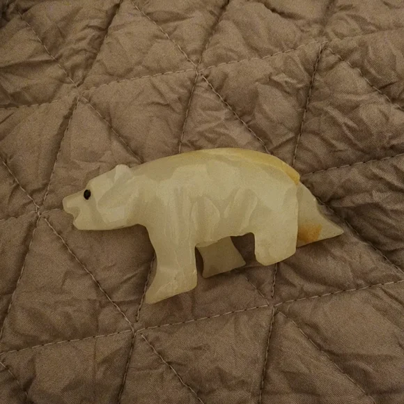 Carved Stone Bear 🐻❄ - Picture 4 of 10